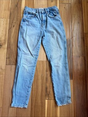 We The Free Light Blue High-Rise Tapered Jeans
